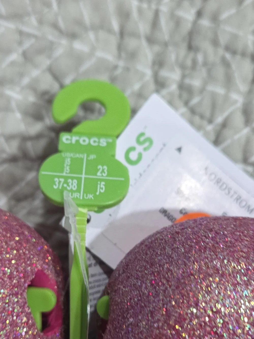 CROCS sparkling glitter